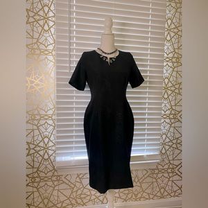 Jones New York | Black Snake Print Dress | Size 6
